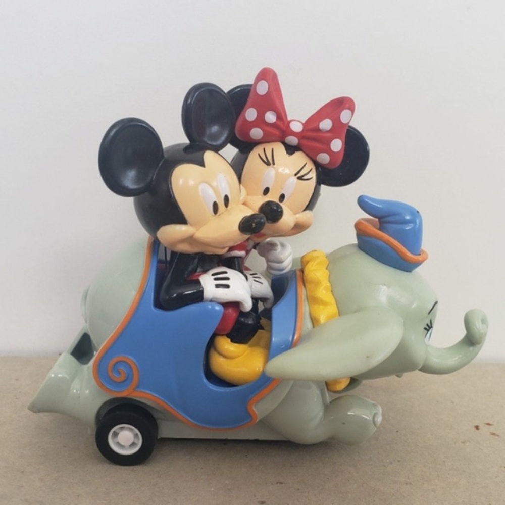 Disney Parks Dumbo Ride featuring Mickey & Minnie Pull back Car